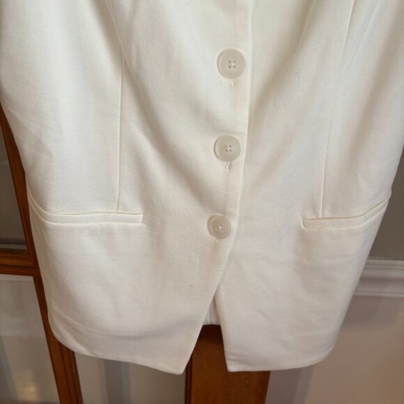 Anthropologie White Button-Down Top - Picture 5 of 14